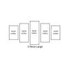 5 Piece Luxury Canvas Posters of Sports Cars Supercar Exotic Luxury Modern Wall Art Decor (5 Piece Large, BUGATTI Chiron) view 2