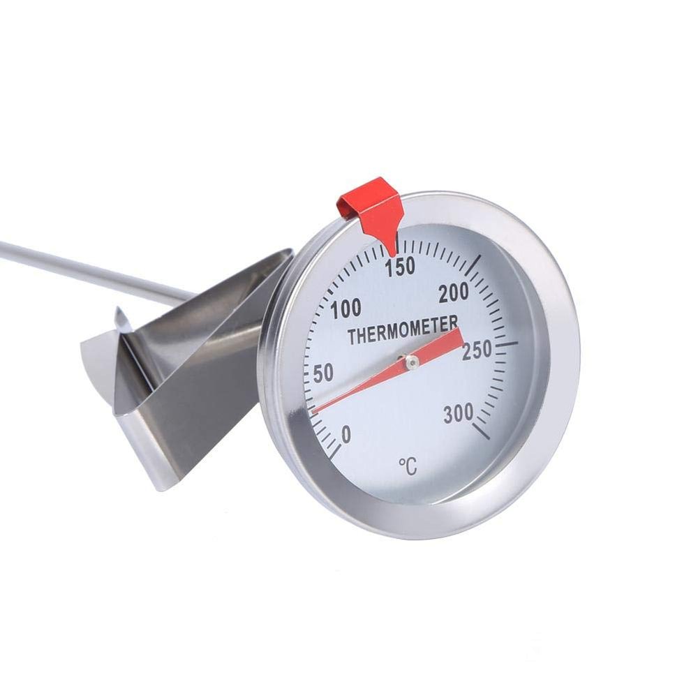 Stainless Steel Cooking Probe with 12"" Food-Grade Probe and 2"" Easy-Read Dial Compatible with , , Pit , and Major BBQ Grills