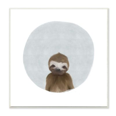 Baby Sloth Animal Kids Painting