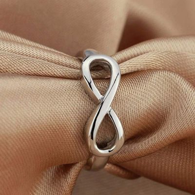 Bansriracha Infinity Ring Eternity Ring Charms Endless Love Symbol Fashion Rings for Women Jewelry (5)
