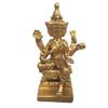 Fashion158 China Carving Pure brass Four faces Buddha small Statue view 1