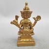 Fashion158 China Carving Pure brass Four faces Buddha small Statue view 4