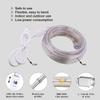 Areful LED Rope Lights, 16ft Daylight White Strip Lights with Clear PVC Jacket, Connectable and Flexible, Waterproof for Indoor Outdoor use, 110V Plugin Tape Lighting with High Brightness 3528 LEDs view 3
