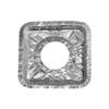 100 Pc Aluminum Foil Square Gas Burner Bib Disposable Liners Cover view 2
