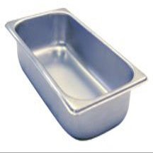 BroilKing SP-3 1/3 Size Chafing Pan Buffet Server | Countertop Food Serving Display Container for Restaurant Hotel Catering | 2.6 Qt Capacity, Holds 24 Oz | 12.75"W x 7"D x 2.5"H, Stainless Steel