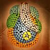 India Meets India Handicraft Ganesha Mosaic Wall Hanging Lamp, Electirc Lamp, Desk Lamp, Best Gifting Made by Awarded Indian Artisan view 2