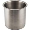 6" Diameter 6" Height Brushed Stainless Steel Trash Can Ring view 1