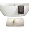 Amagical Zen Garden Spa Stones and Bamboo on The Sand 16 Piece Bathroom Mat Set Shower Curtain Set Bath Mat Contour Mat Toilet Cover Shower Curtain and 12 Hooks view 4