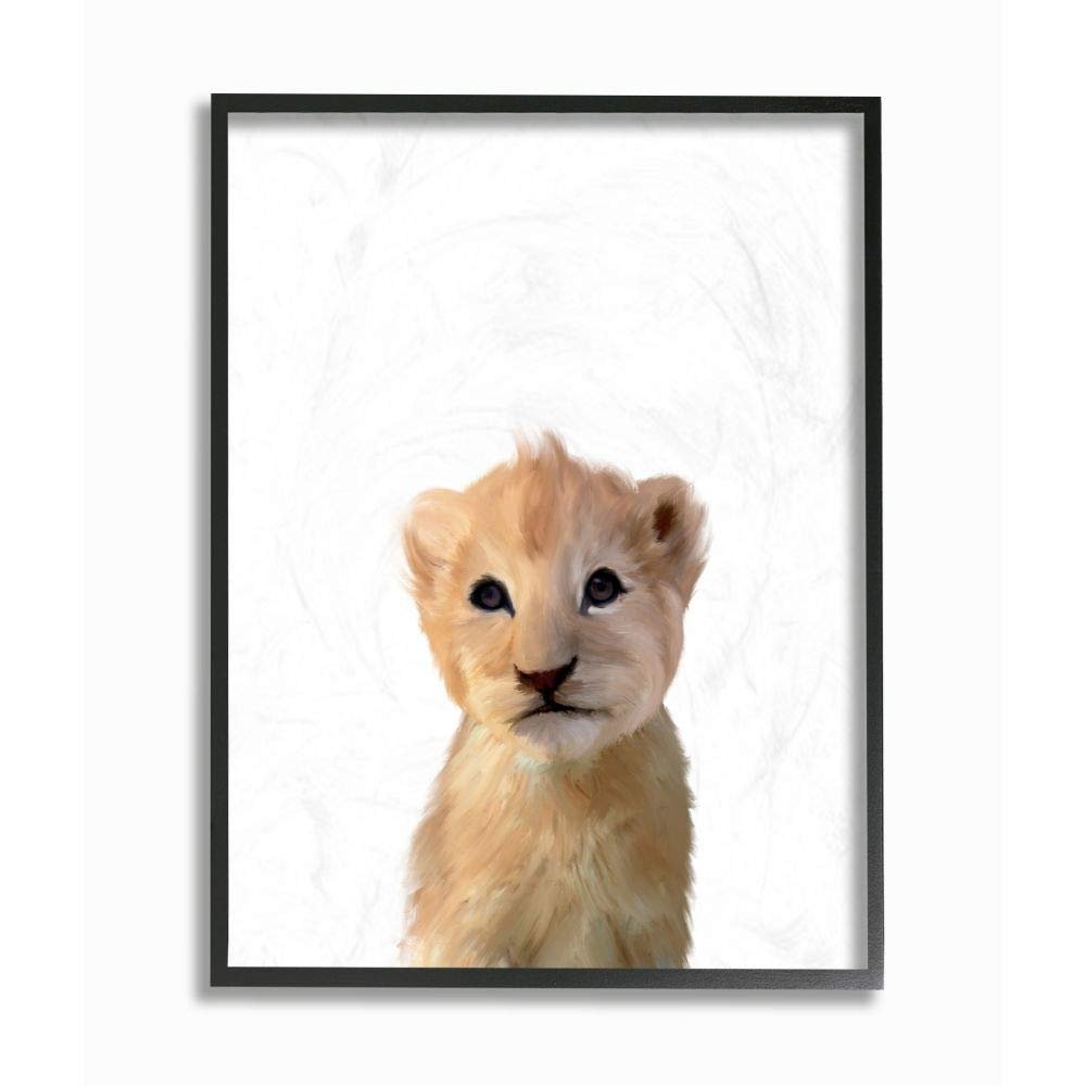 Cute Baby Lion Animal Kids Painting