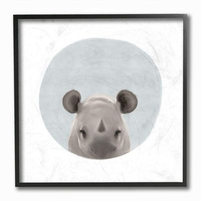 Baby Rhino Animal Kids Painting