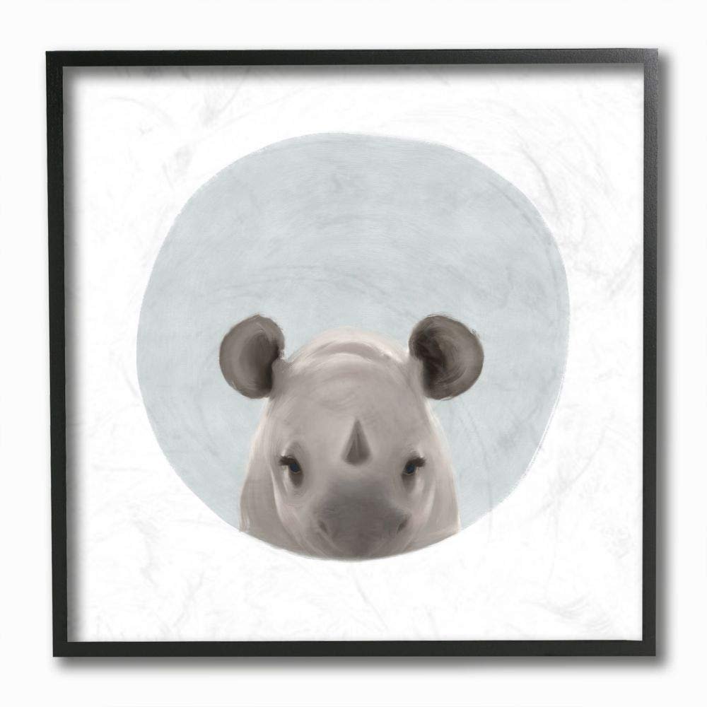 Baby Rhino Animal Kids Painting