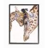 Stupell Industries Baby Giraffe Family Animal Watercolor Painting view 1