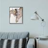Stupell Industries Baby Giraffe Family Animal Watercolor Painting view 3
