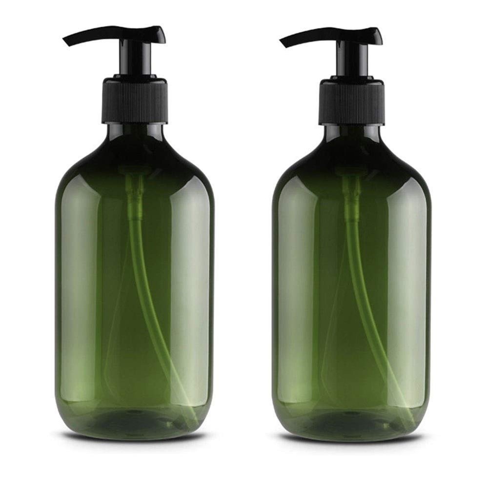 Soap Dispensers Bottles Creative European Soap Dispenser Press Manual Soap Bottle Household Bathroom Kitchen Hand Soap Bottle Dispenser Pump Bottles - Dish Soap (Color : Brown, Size : 300ml)
