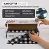 Neatiffy Disposable Plastic Table Cloth Roll | 54 in x 108 Ft Waterproof Tablecloth | Table Cover for Rectangle, Square, Round Oval Tables | Picnic, Party, Banquet, Birthdays, Weddings, BlackCheckered view 3