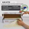 Neatiffy Disposable Plastic Table Cloth Roll | 54 in x 108 Ft Waterproof Tablecloth | Table Cover for Rectangle, Square, Round Oval Tables | Picnic, Party, Banquet, Birthdays, Weddings - Ivory view 3