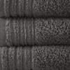 510 DESIGN Big Bundle 100% Cotton Bath Towel Set, Quick Dry Zero Twist Terry Fabric, Soft, and Highly Absorbent for Shower, Multi-Sizes, Grey 12 Piece view 3