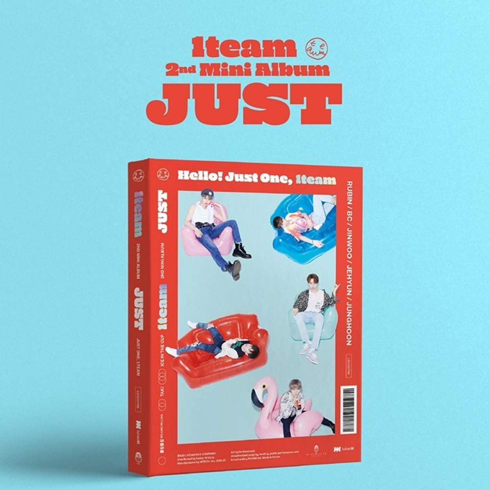 1TEAM 2nd Mini Album - JUST Album + Folded Poster