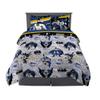 Franco Kids Bedding Super Soft Comforter and Sheet Set with Sham, 7 Piece Full Size, Batman view 1
