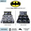 Franco Kids Bedding Super Soft Comforter and Sheet Set with Sham, 7 Piece Full Size, Batman view 3