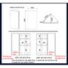 AHLOKI 11.8" X23.6" Stainless Steel Bathroom Mirror Cabinet-Triangle Cabinet-Corner Locker-Wall-Mounted Multi-Function Kitchen Medical Storage Organizer with Mirror view 2