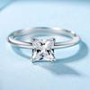 Bansriracha 100% Quality Assurance S925 Sterling Silver Ring Prince Cut 6mm Engagement Ring Fashion Jewelry Factory Direct (7) view 1