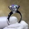 Bansriracha Ring 100% Soild 925 Sterling Silver Jewelry 1.5ct Sona AAAAA Zircon Cz Engagement Wedding Band Rings for Women (8) view 2