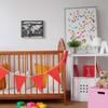 Kids World Map Black and White Nursery Design view 4