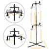 CyclingDeal Bike Vertical Freestanding Hanger Parking Rack - Fully Adjustable Gravity Storage Floor Stand - Safe & Secure for Hanging MTB Road Bicycles in Garage or Home - 4 Bikes Horizontal view 2