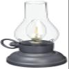 Keystone DE046390 LED Filament Light, Steel Gray, Size: Approx. W 4.1 x D 4.1 x H 8.6 inches (10.5 x 10.5 x 21.8 view 2