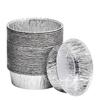 8-Inch Aluminum Dutch Oven Liner Pans | Disposable Cake Pan and Extra Deep Foil Pans for Baking, Freezing, and Storage | Durable Round Baking Pans | 100 Count view 1