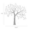 Staircase Family Tree Wall Decal - Reverse Cut - by Simple Shapes  (109.5w x 105h Inch - Standard Size, Black) view 2