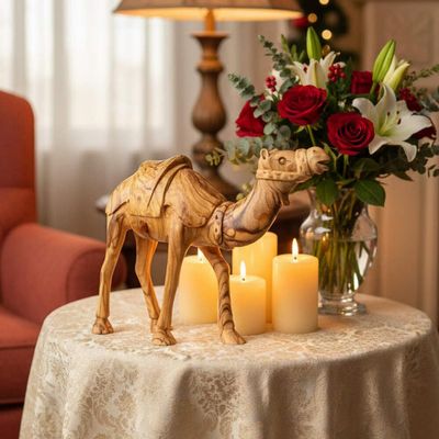 Bethlehem Handicrafts Wooden Camel