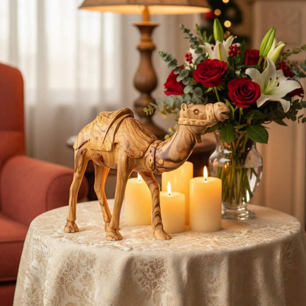 Bethlehem Handicrafts Wooden Camel