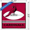 Trends International NFL Arizona Cardinals - Retro Logo 15 Wall Poster, 34L x 22.4W, White Framed Version view 3