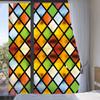 XXRBB Frosted Stained Glass Window Film,Bathroom Sticker Opaque Privacy Self-Adhesive Glass Film,for Livingroom Kitchen Rental Apartment,70x800cm(28x315inch) view 2