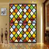 XXRBB Frosted Stained Glass Window Film,Bathroom Sticker Opaque Privacy Self-Adhesive Glass Film,for Livingroom Kitchen Rental Apartment,70x800cm(28x315inch) view 3