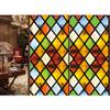 XXRBB Frosted Stained Glass Window Film,Bathroom Sticker Opaque Privacy Self-Adhesive Glass Film,for Livingroom Kitchen Rental Apartment,70x800cm(28x315inch) view 4