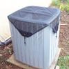 Air Conditioner Covers for Outside Units Central Ac Cover Leaf Guard Heavy Duty Mesh AC Defender for Outdoor Square Units, All Season Black (28 X 28 Inch) view 2
