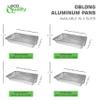 [200 Pack] 9 x 13 Disposable Aluminum Foil Steam Table Deep Pans - Half Size Baker's Choice Great for Roasting, Potluck, Reheating, Catering, Party, BBQ, Baking by EcoQuality view 4