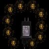 Dreamworth 10 Pcs Total 600 LED Firework Copper Wire Lights, Fairy Twinkle Lights Plug in String Lights 8 Modes Waterproof Starburst Lights for Christmas, Birthday, Bedroom, Corridor Patio, Wedding view 1