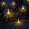 Dreamworth 10 Pcs Total 600 LED Firework Copper Wire Lights, Fairy Twinkle Lights Plug in String Lights 8 Modes Waterproof Starburst Lights for Christmas, Birthday, Bedroom, Corridor Patio, Wedding view 3