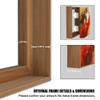 Canvas Floater Frame for Finished Canvas Art, 1.25" Deep Floating Shadow Gap Design, Modern Wall Decor for Home & Office, Gallery Style Display, Hardware Included (Light Brown, 12x18) view 4