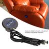 Fdit Power Recliner Switch, Electric Recliner Chair Sofa Replacement Button Lift Chair Hand Control Handset with USB and Blue Light view 4