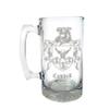 Caddell Irish Family Coat of Arms 27oz Beer Stein With Engraved Personalization Included view 1