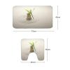 Amagical Zen Garden Spa Stones and Bamboo on The Sand 2 Piece Bathroom Mat Set Shower Curtain Set Bath Mat Contour Mat view 2
