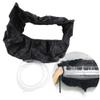 TOPINCN Air Conditioning Bag Water Pipes Black Double Waterproofing Wall-Hanging Reusable Dust Washing Cover for Home Office Black view 4