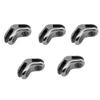 MH GLOBAL 2 Way 120 Degree Glass Connector Clips 3/16'' Tempered Glass 5 Pc Y Style view 1