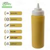 24 Oz Plastic Condiment Squeeze Bottles [24 PACK] Squirt Bottle for Sauces, Dressing, Arts and Crafts, Ketchup, Mustard, Oil, BBQ - Clear Reusable Plastic Containers, BPA Free, Dishwasher Safe view 2