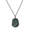 2" China Certified Nature Hetian Nephrite JadeWealth Kylin Hand Carved Necklace Pendant 2977 view 1